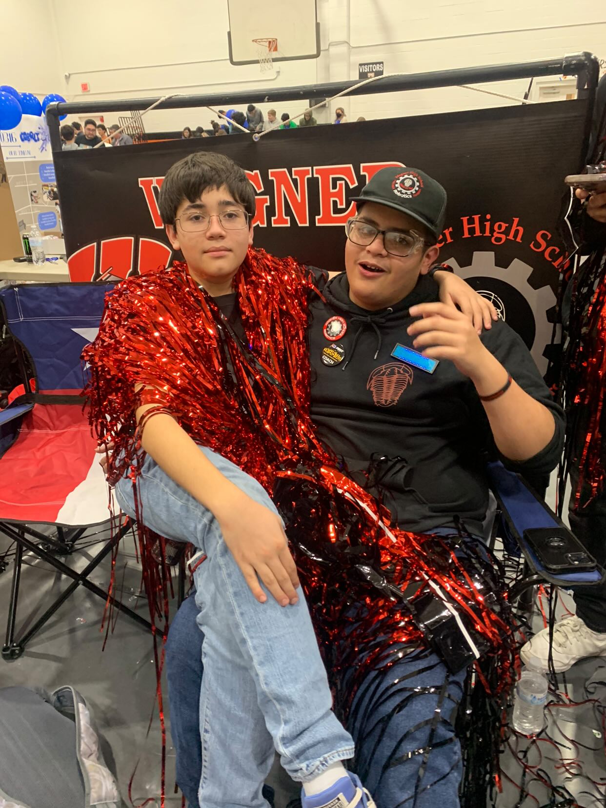 Aiden and Orlando having a lot of fun