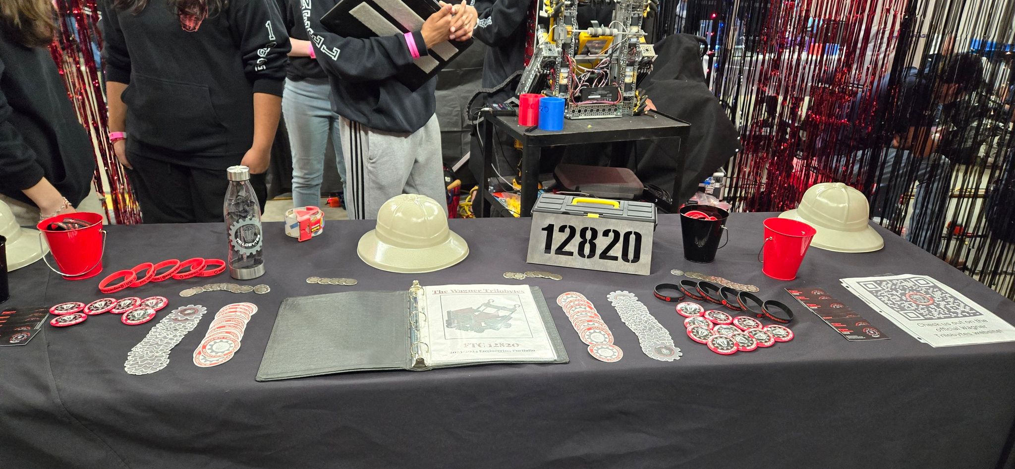 Our pit setup